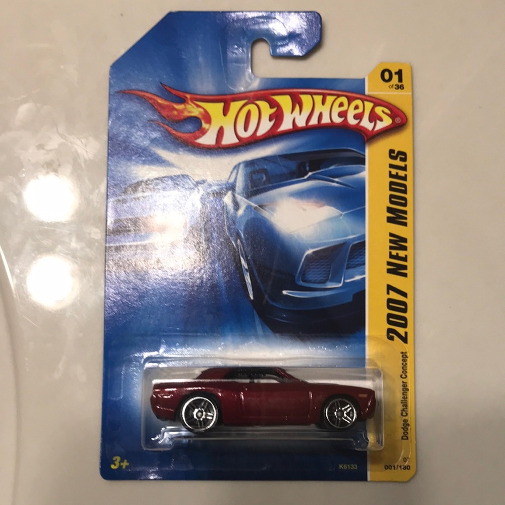 Vintage hotwheels 2007 new models dodge challenger concept